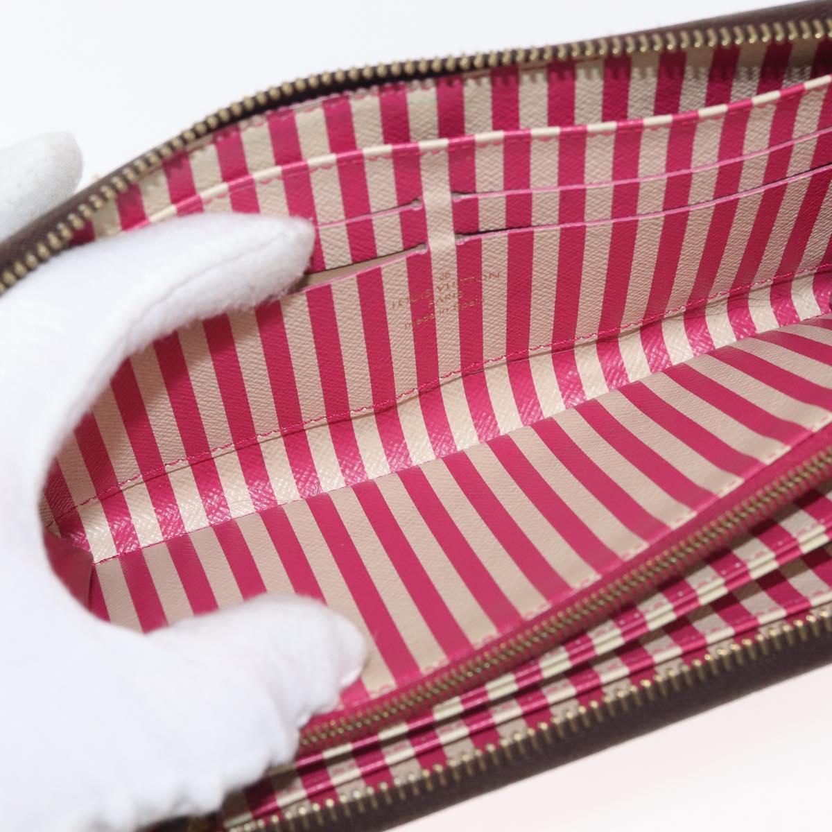 LOUIS VUITTON Monogram 2014 Christmas Only Zippy Wallet M58507 LV Auth 145567