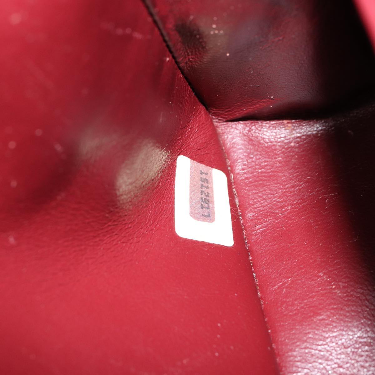 CHANEL Matelasse Chain Shoulder Bag Lamb Skin Black Gold CC Auth 145577AV