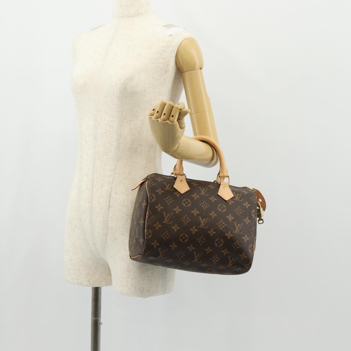 LOUIS VUITTON Monogram Speedy 25 Hand Bag M41528 LV Auth 145586SAM