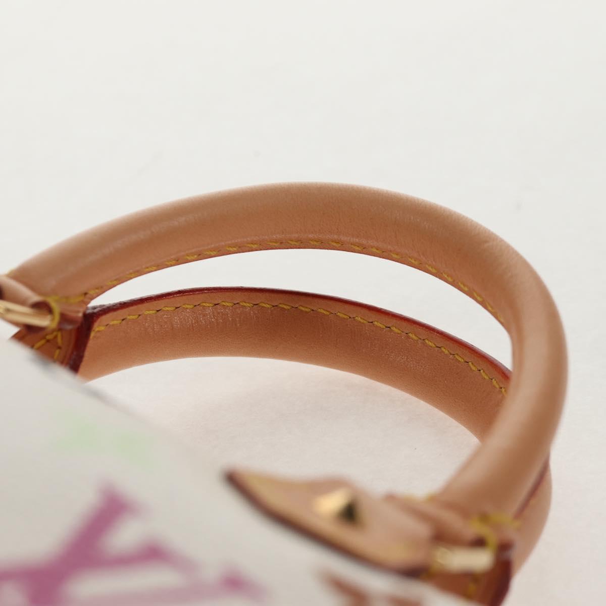 LOUIS VUITTON Monogram Multicolor Mini Speedy Hand Bag White M92645 Auth 145589V