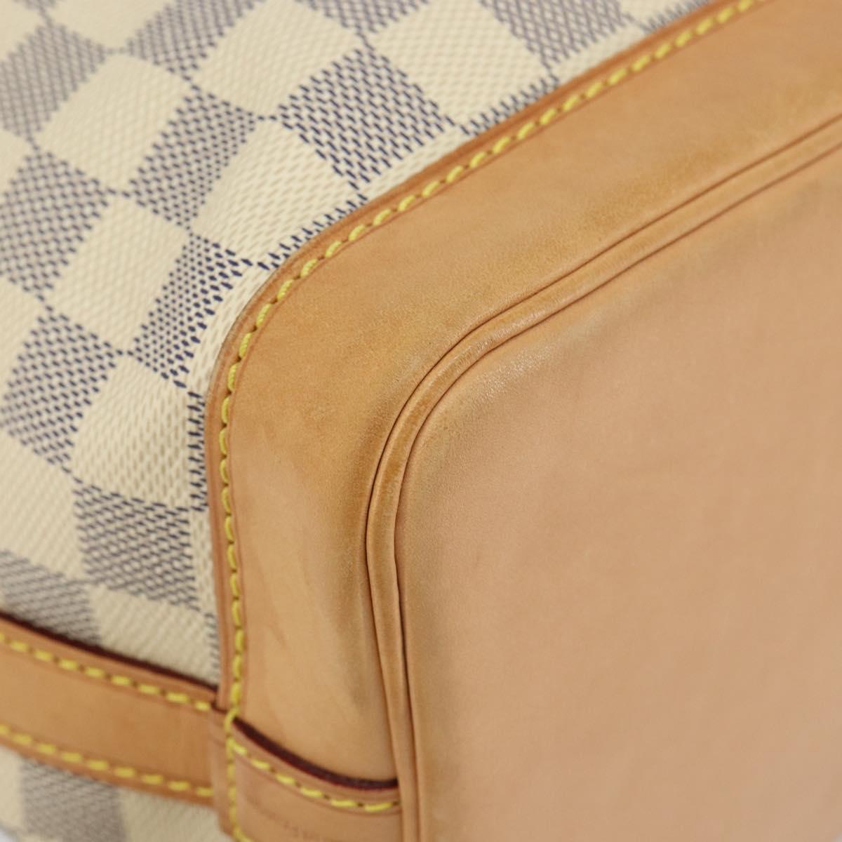 LOUIS VUITTON Damier Azur Noe BB Shoulder Bag N41220 LV Auth 145590