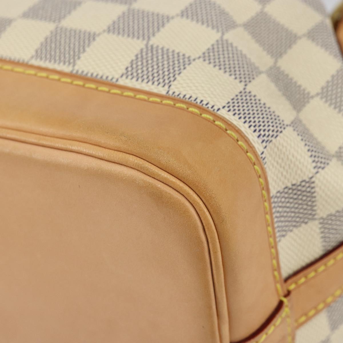 LOUIS VUITTON Damier Azur Noe BB Shoulder Bag N41220 LV Auth 145590