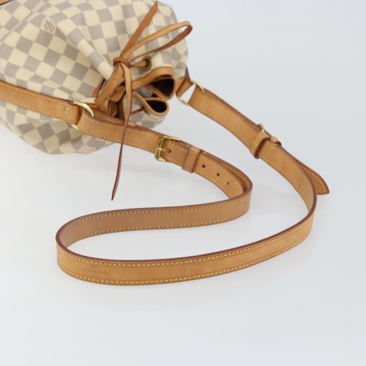 LOUIS VUITTON Damier Azur Noe BB Shoulder Bag N41220 LV Auth 145590