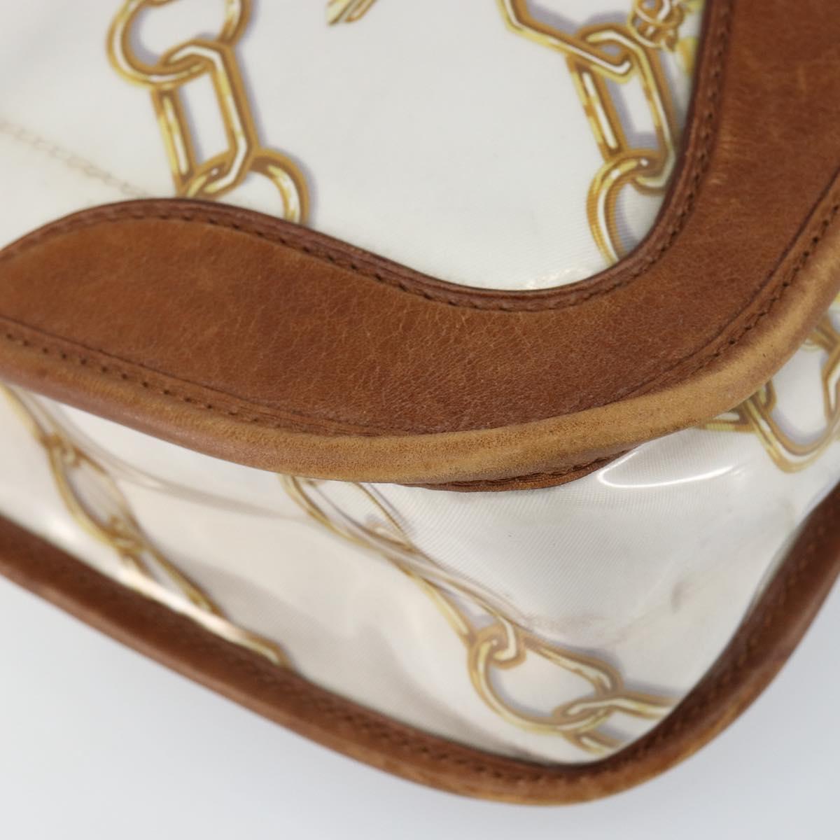 LOUIS VUITTON Monogram Charm Musette Shoulder Bag White M95158 LV Auth 145594