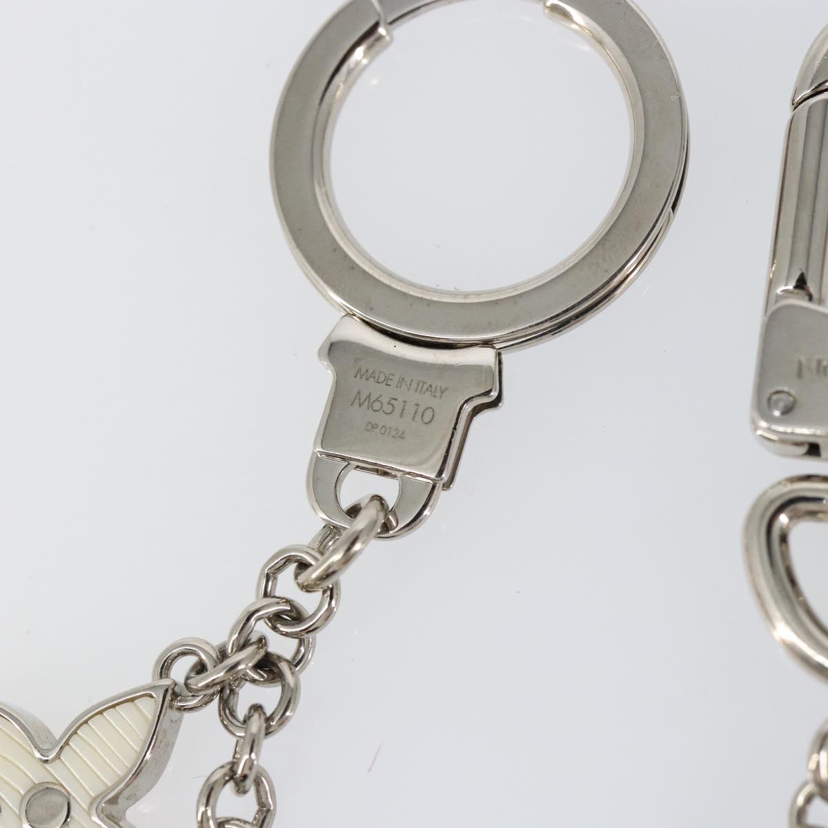 LOUIS VUITTON Bijoux Sac Chainne Fleur De Epi Bag Charm M65110 LV Auth 145597