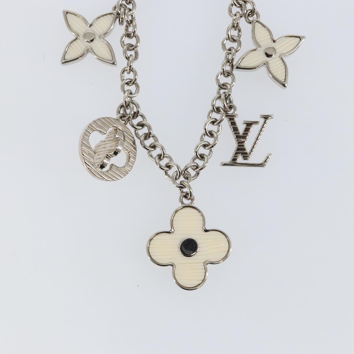 LOUIS VUITTON Bijoux Sac Chainne Fleur De Epi Bag Charm M65110 LV Auth 145597