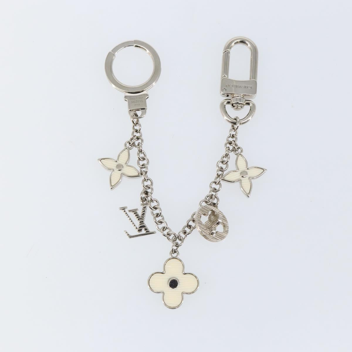 LOUIS VUITTON Bijoux Sac Chainne Fleur De Epi Bag Charm M65110 LV Auth 145597
