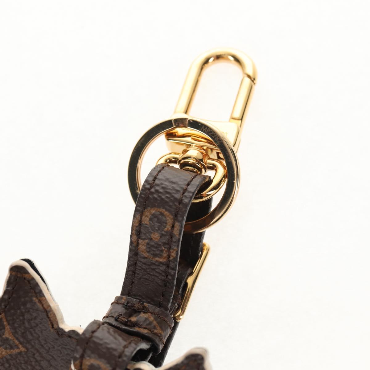 LOUIS VUITTON Monogram Catgram Porte Address Key Holder Gray MP2282 Auth 145598SAM