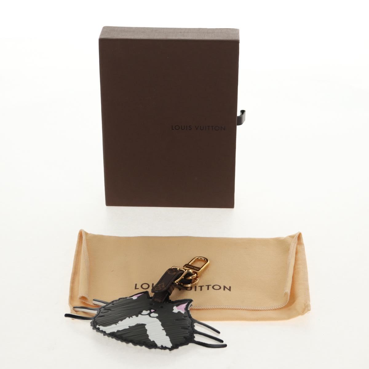 LOUIS VUITTON Monogram Catgram Porte Address Key Holder Gray MP2282 Auth 145598A