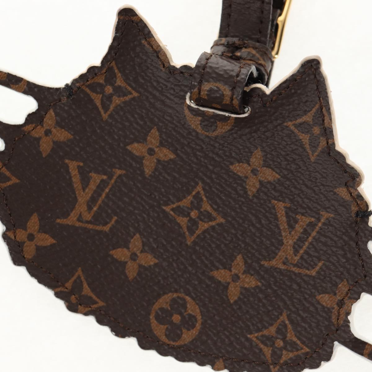 LOUIS VUITTON Monogram Catgram Porte Address Key Holder Gray MP2282 Auth 145598SAM