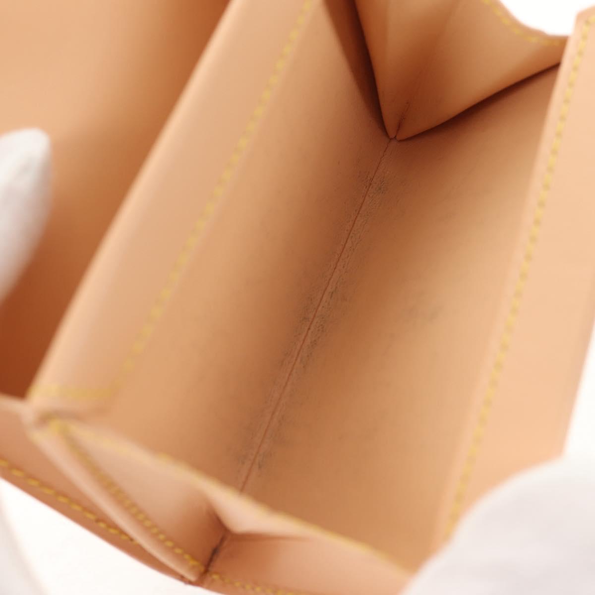 LOUIS VUITTON Multicolor Porte Monnaie Pla Coin Purse White M92657 Auth 145599V