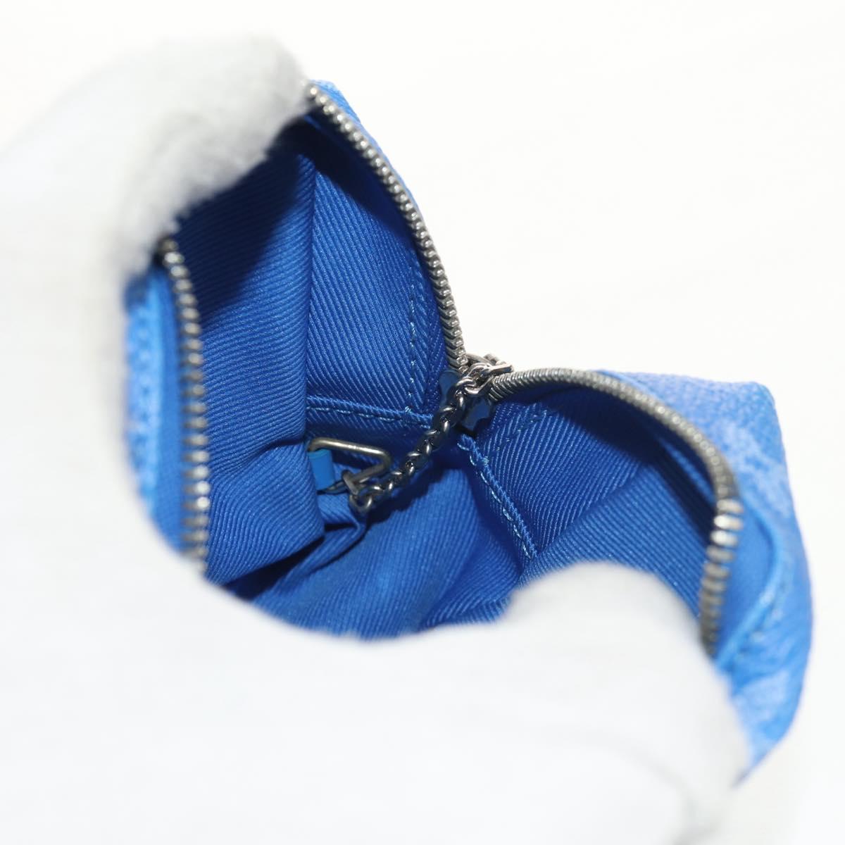 LOUIS VUITTON Monogram Clouds Bijoux Sac Squared Pouch Blue MP2792 Auth 145601SM