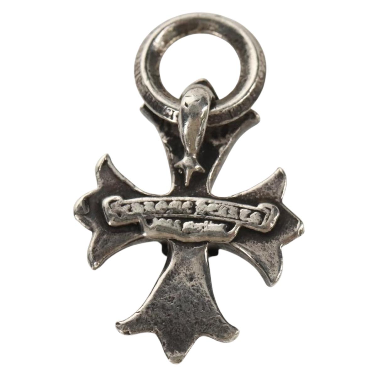 Chrome Hearts CH Plus Pendant Top Ag925 Silver Auth 145602AM