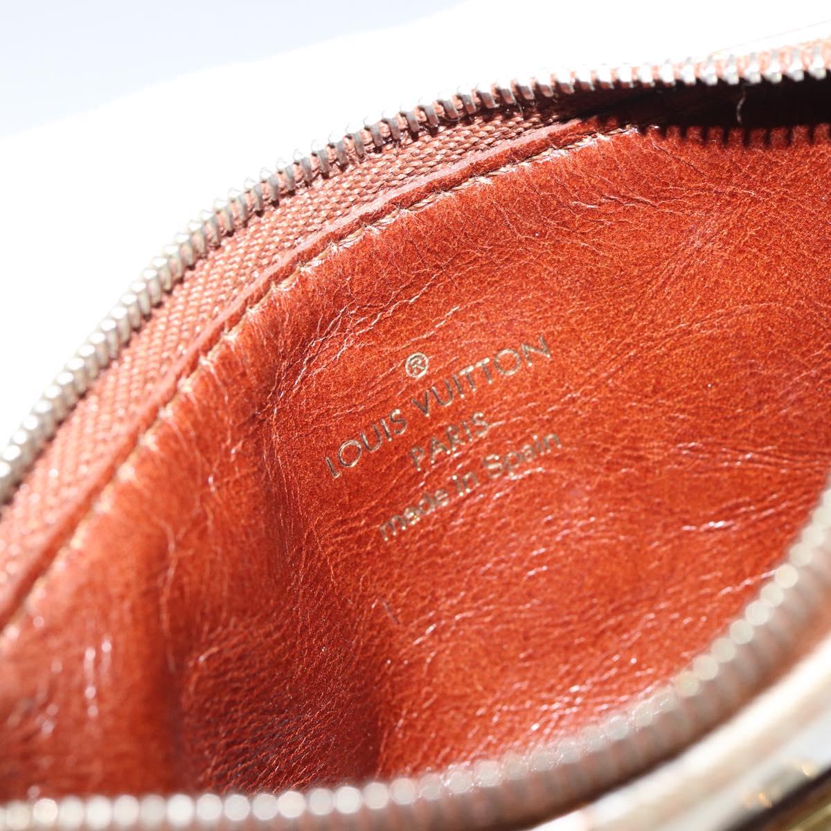 LOUIS VUITTON Monogram Charm Pochette Cles Coin Purse White M95164 Auth 145606