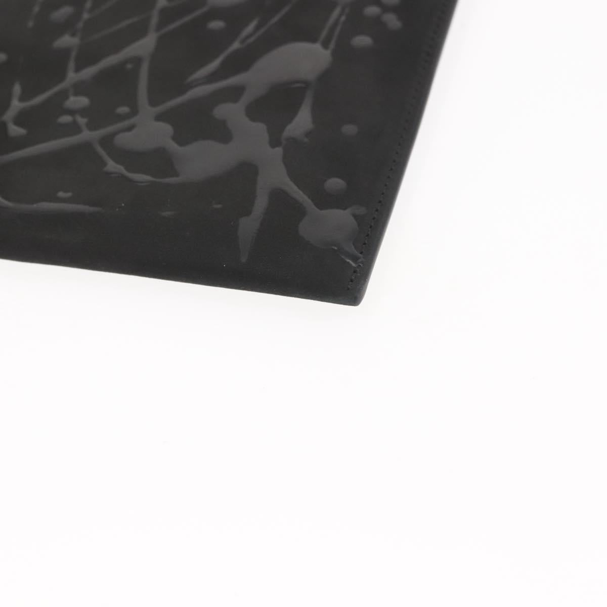 Maison Margiela Phone Shoulder Bag Leather Silver Black Auth 145607