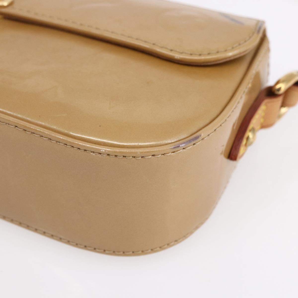 LOUIS VUITTON Monogram Vernis Malibu Street Bag Noisette M91506 LV Auth 145614