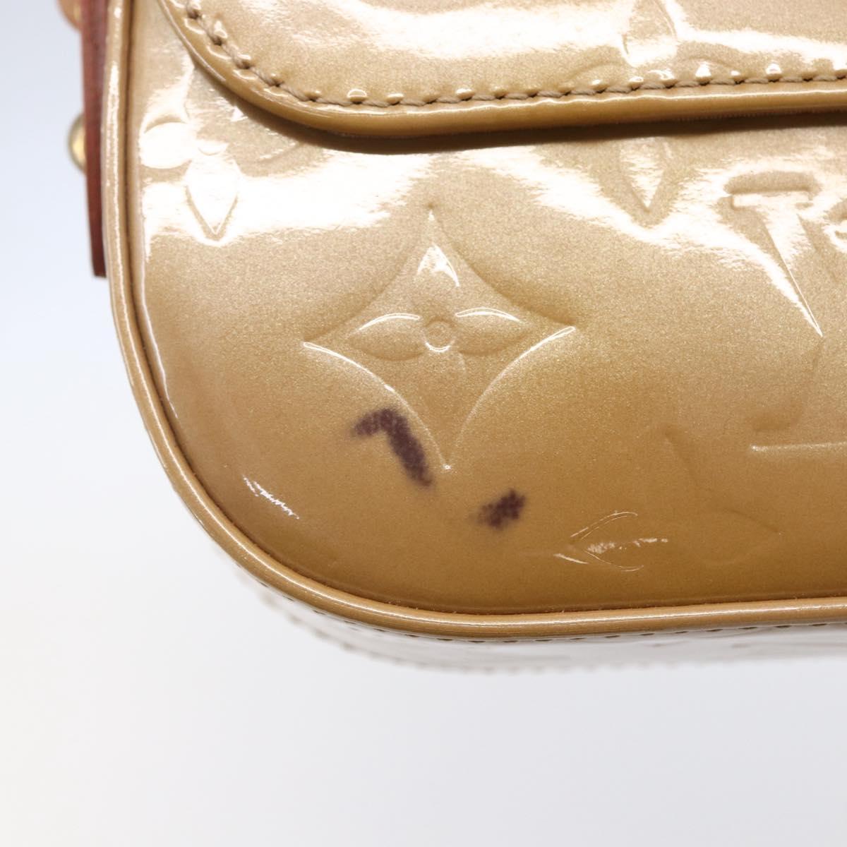 LOUIS VUITTON Monogram Vernis Malibu Street Bag Noisette M91506 LV Auth 145614