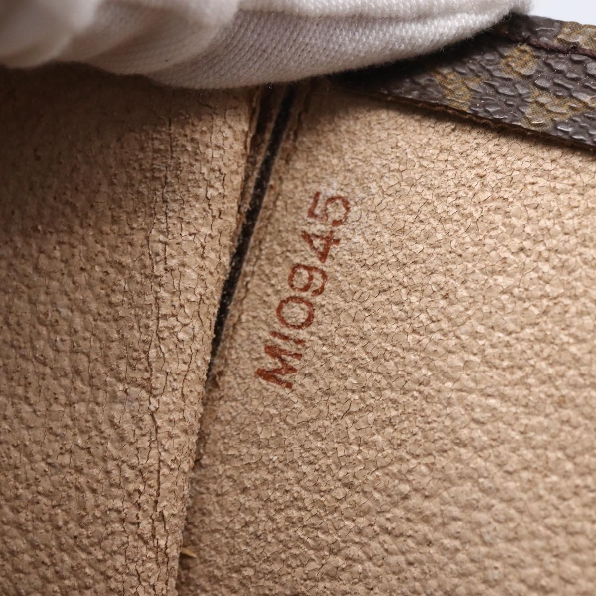 LOUIS VUITTON Monogram Sac Plat Hand Bag M51140 LV Auth 145619
