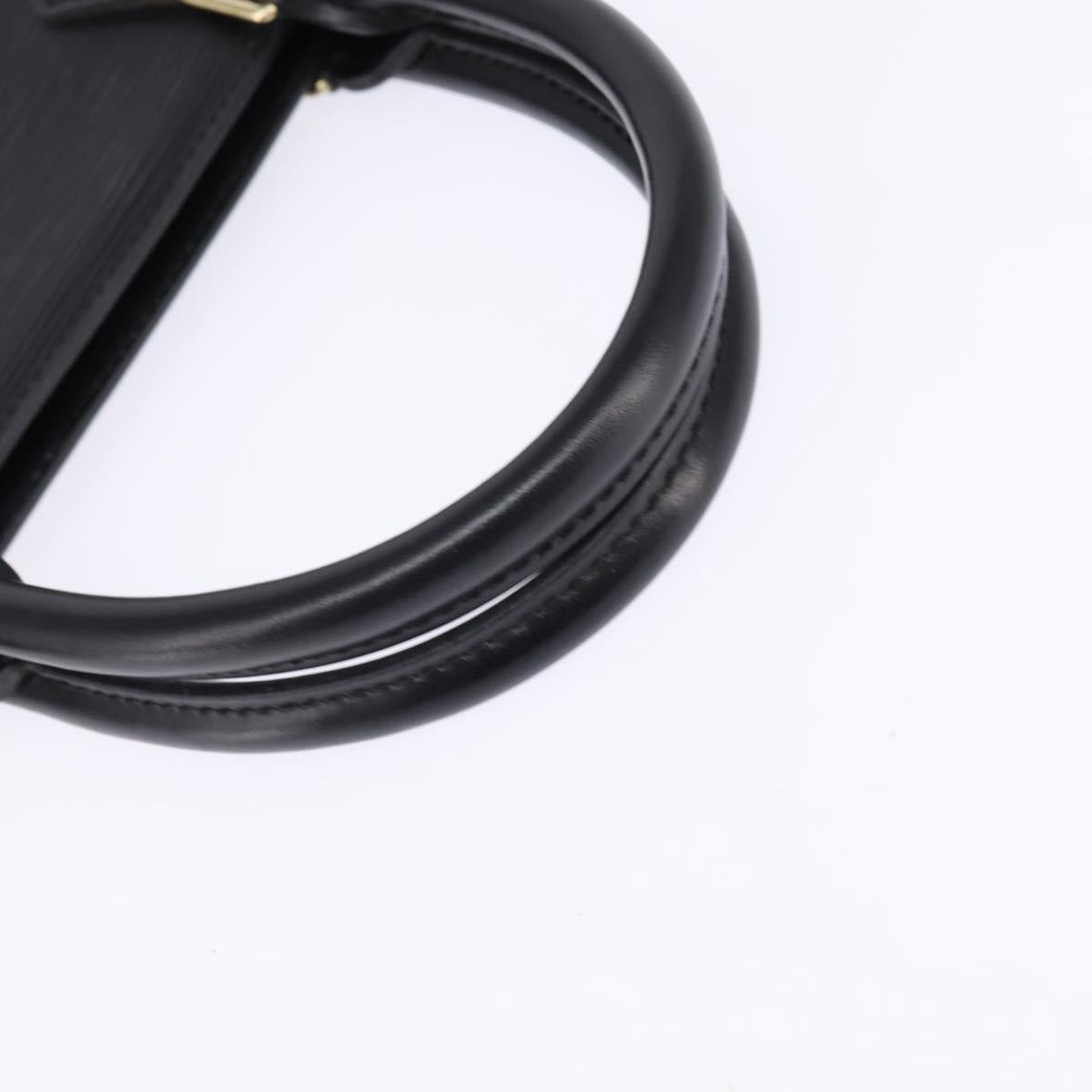 LOUIS VUITTON Epi Sac Plat Hand Bag Black M59082 LV Auth 145660