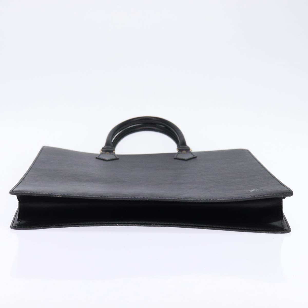 LOUIS VUITTON Epi Sac Plat Hand Bag Black M59082 LV Auth 145660