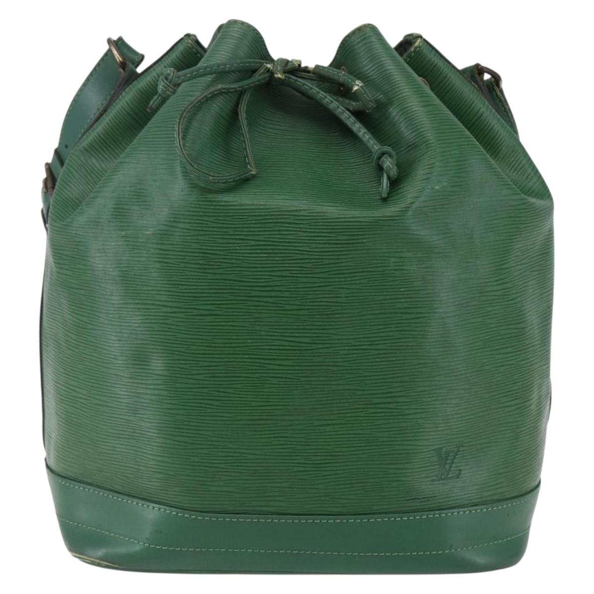 LOUIS VUITTON Epi Noe Shoulder Bag Green M44004 LV Auth 145661