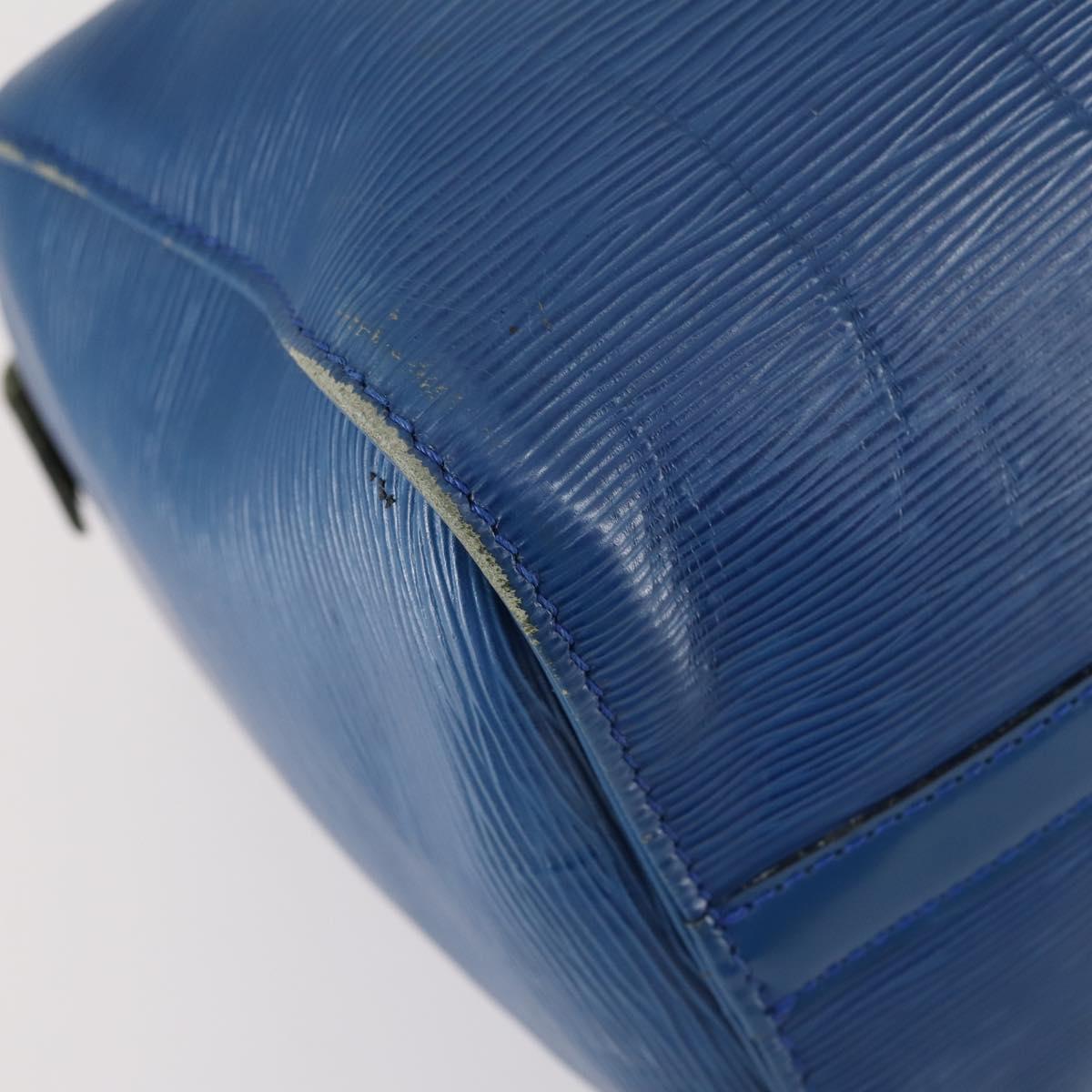 LOUIS VUITTON Epi Speedy 30 Hand Bag Toledo Blue M43005 LV Auth 145662