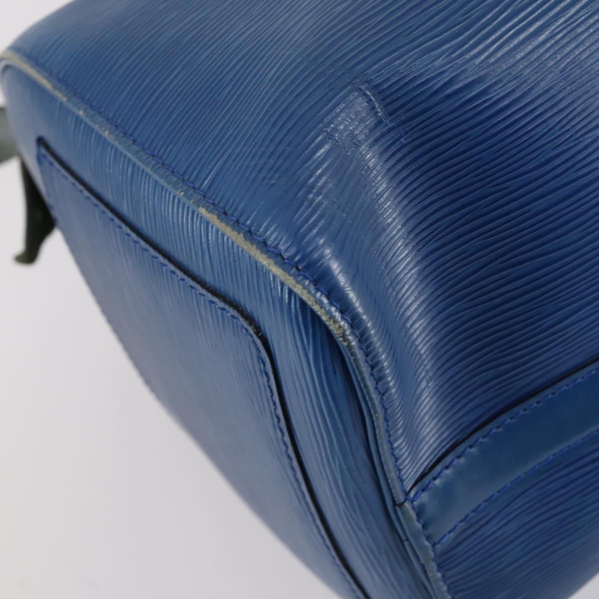 LOUIS VUITTON Epi Speedy 30 Hand Bag Toledo Blue M43005 LV Auth 145662