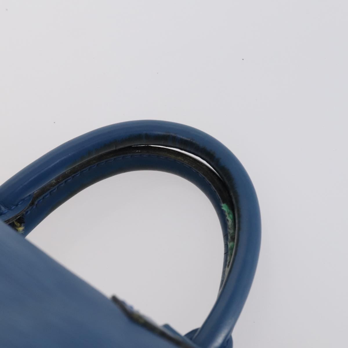 LOUIS VUITTON Epi Speedy 30 Hand Bag Toledo Blue M43005 LV Auth 145662