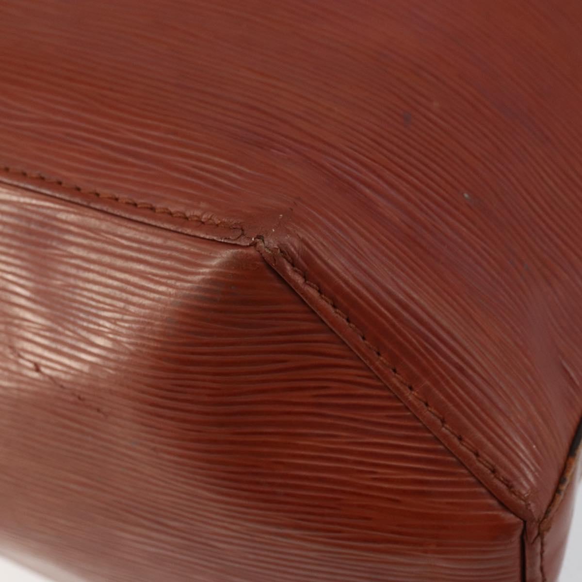 LOUIS VUITTON Epi Sac Depaule GM Shoulder Bag Brown M80193 LV Auth 145664