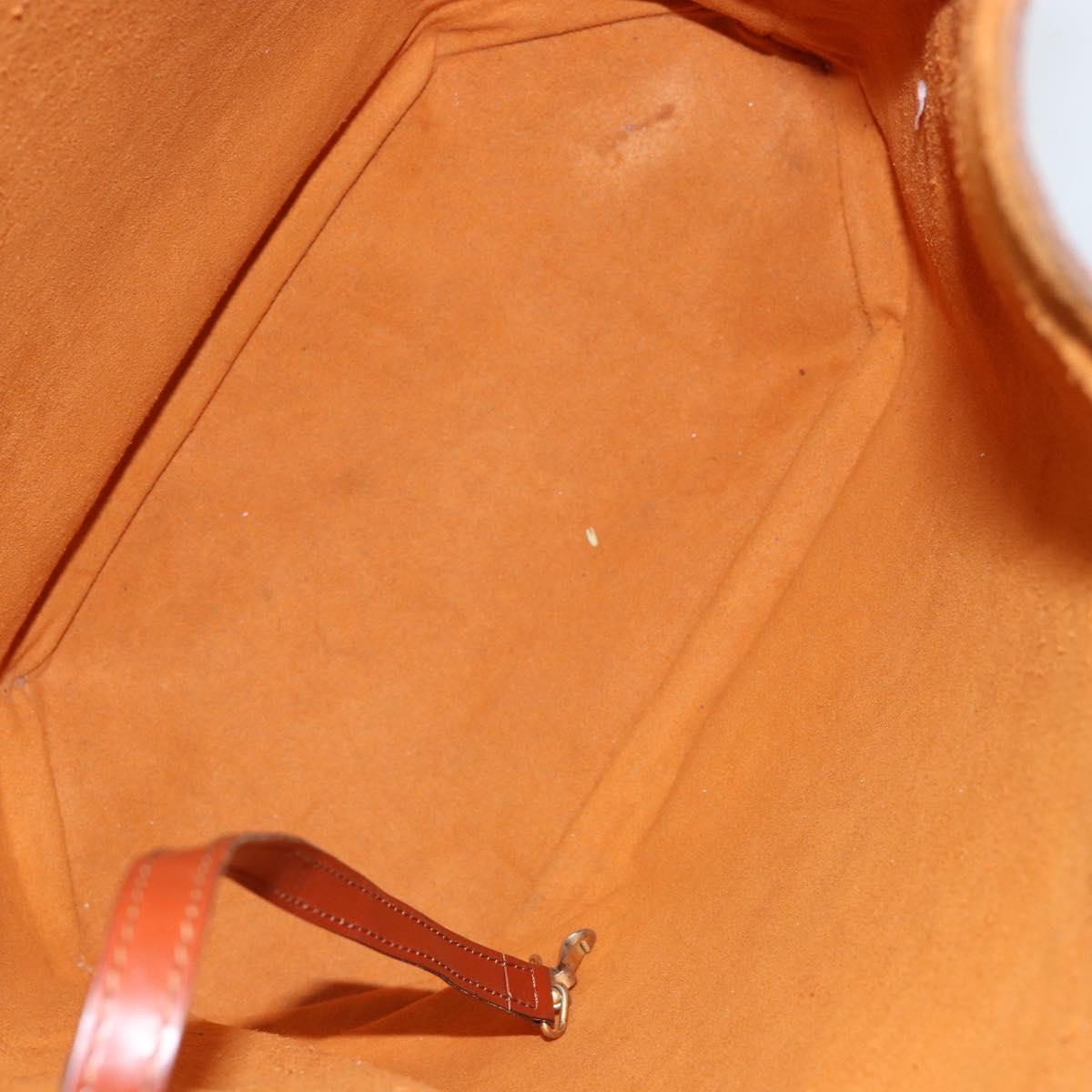 LOUIS VUITTON Epi Sac Depaule GM Shoulder Bag Brown M80193 LV Auth 145664