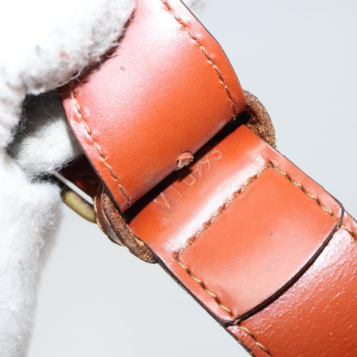 LOUIS VUITTON Epi Sac Depaule GM Shoulder Bag Brown M80193 LV Auth 145664