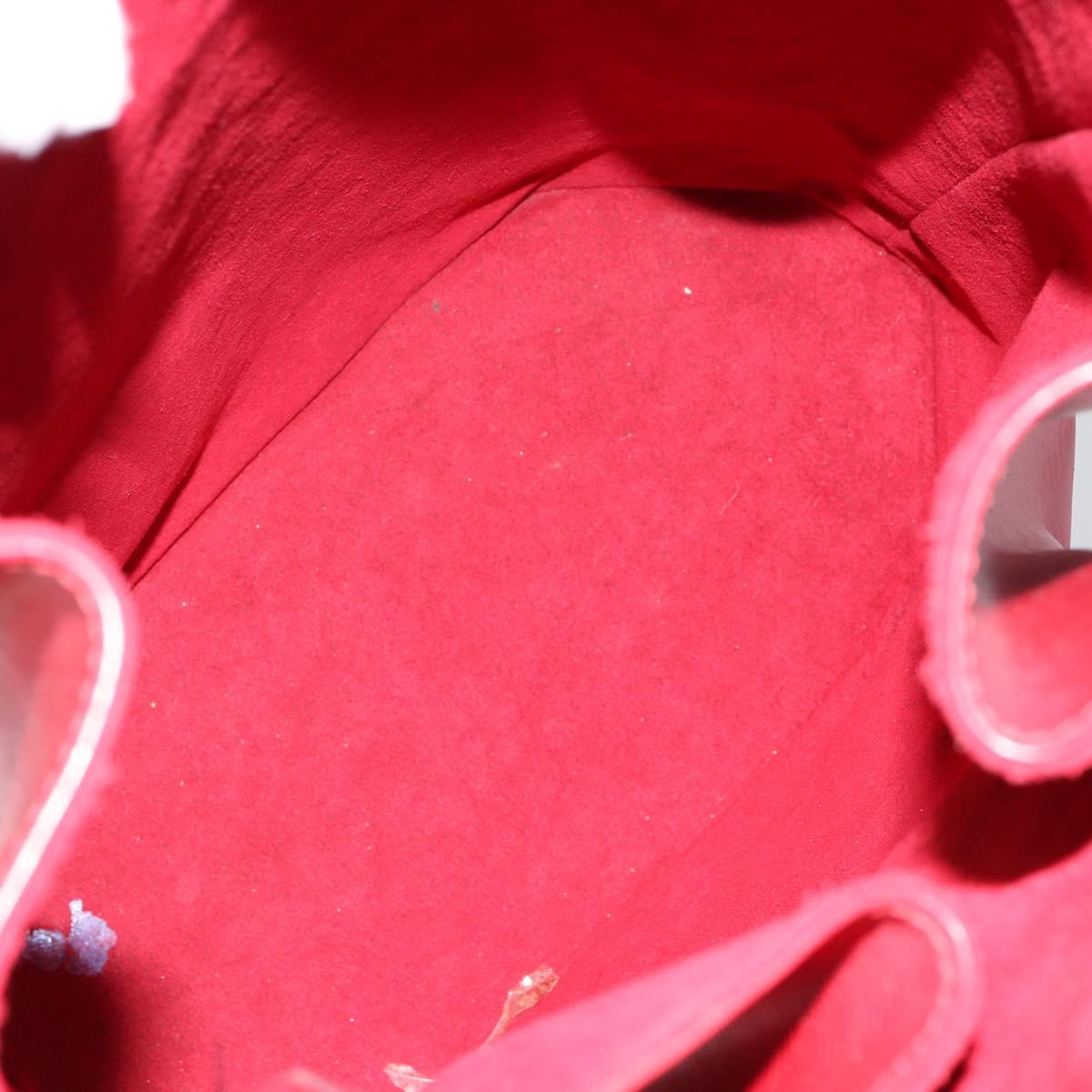 LOUIS VUITTON Epi Sac Depaule GM Shoulder Bag Red M80197 LV Auth 145665