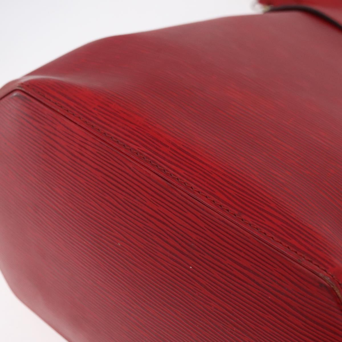 LOUIS VUITTON Epi Sac Depaule GM Shoulder Bag Red M80197 LV Auth 145665