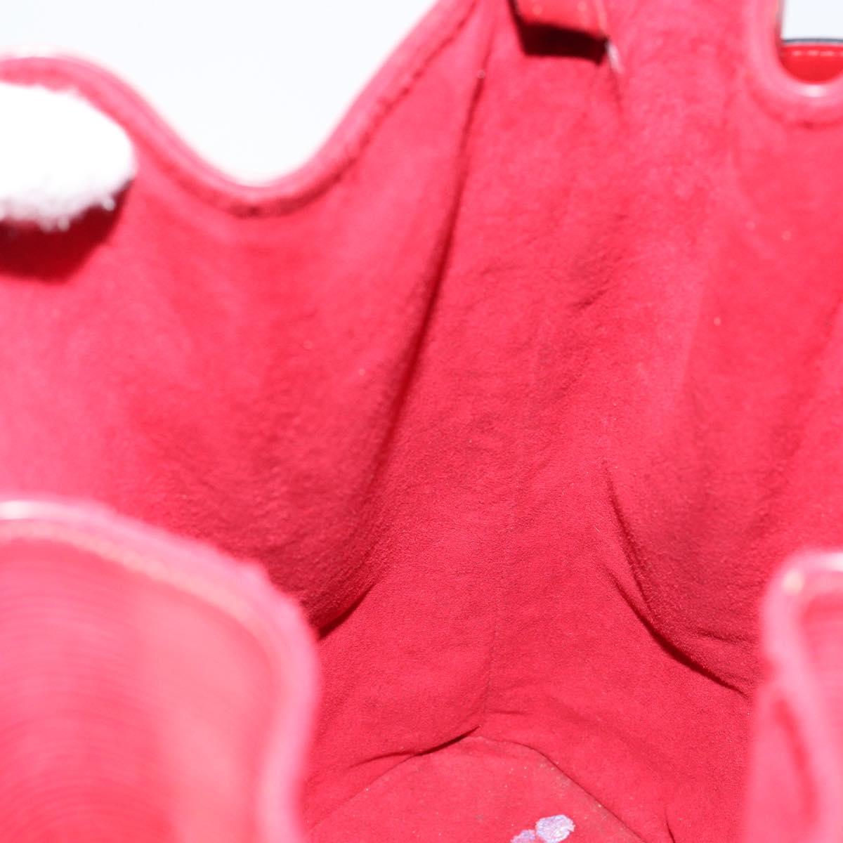 LOUIS VUITTON Epi Sac Depaule GM Shoulder Bag Red M80197 LV Auth 145665