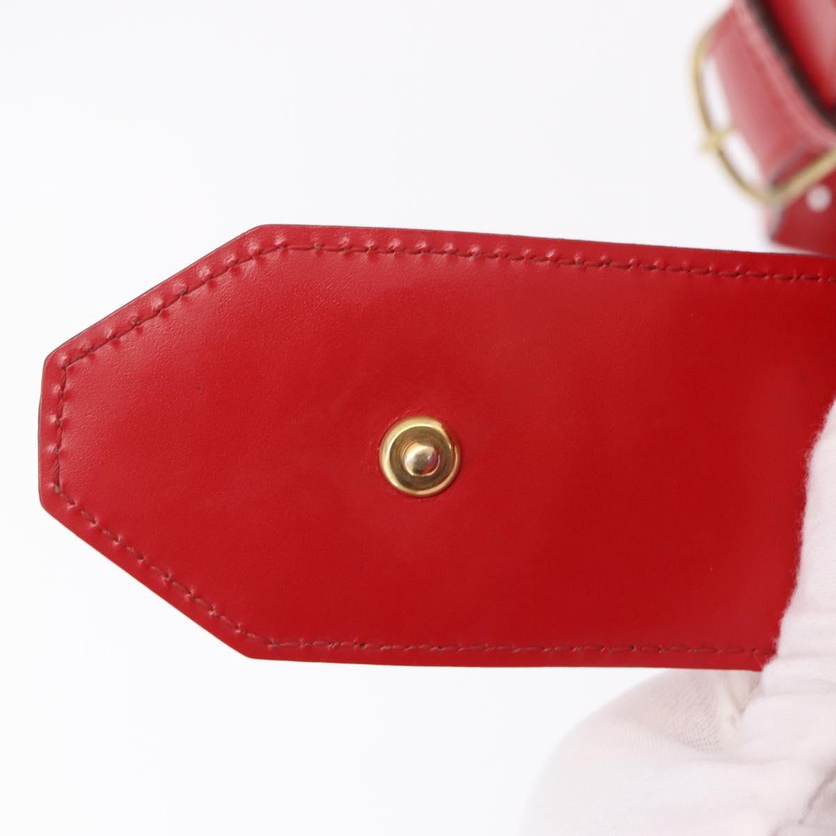 LOUIS VUITTON Epi Sac Depaule GM Shoulder Bag Red M80197 LV Auth 145665