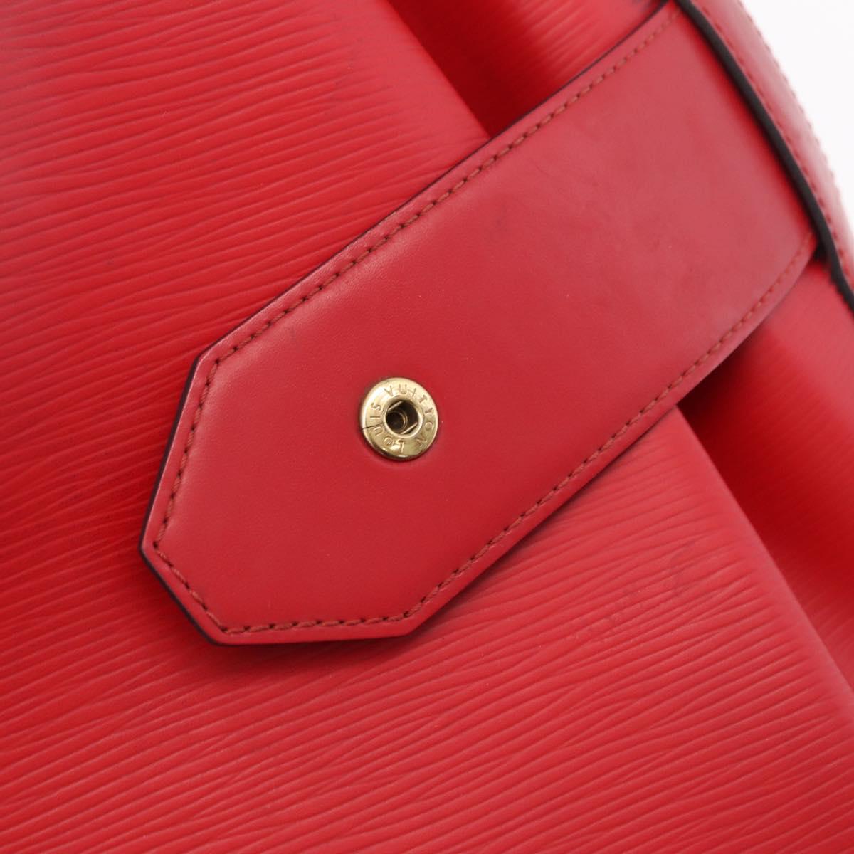 LOUIS VUITTON Epi Sac Depaule GM Shoulder Bag Red M80197 LV Auth 145665