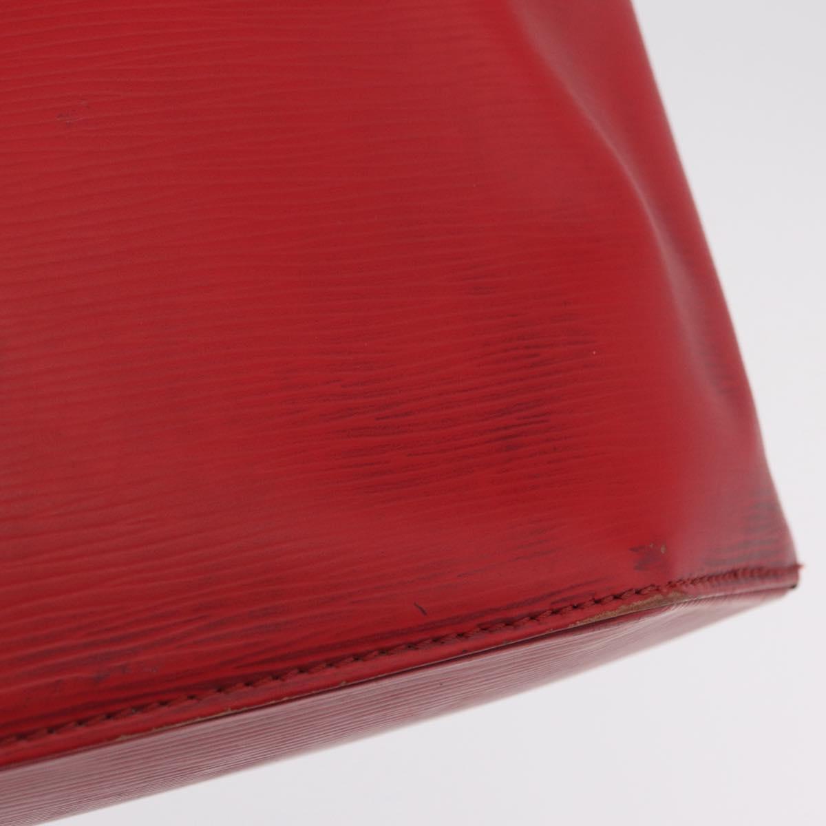 LOUIS VUITTON Epi Sac Depaule GM Shoulder Bag Red M80197 LV Auth 145665