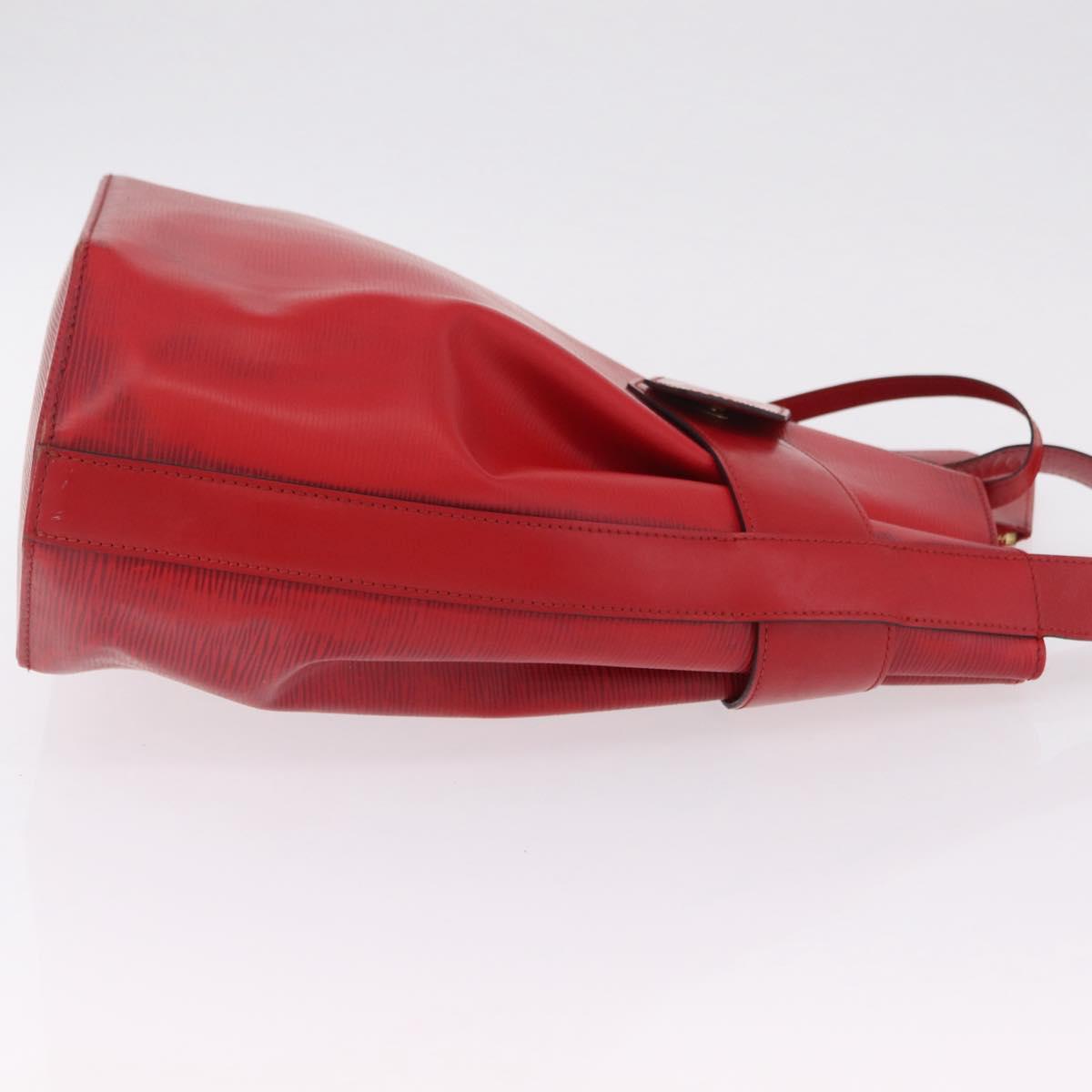 LOUIS VUITTON Epi Sac Depaule GM Shoulder Bag Red M80197 LV Auth 145665