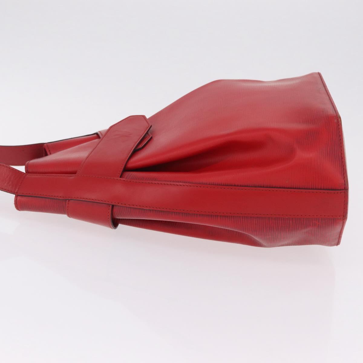 LOUIS VUITTON Epi Sac Depaule GM Shoulder Bag Red M80197 LV Auth 145665