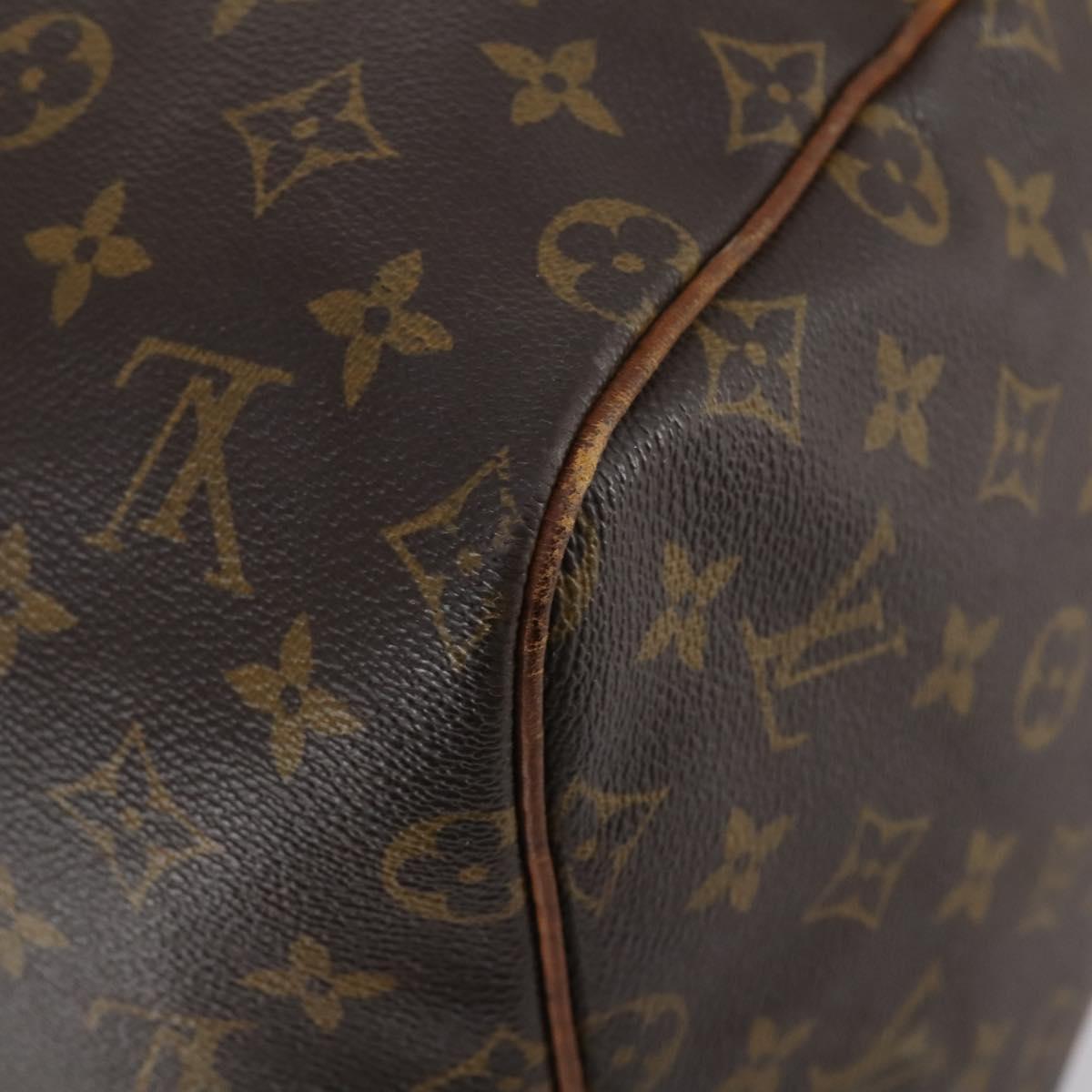 LOUIS VUITTON Monogram Keepall 55 Boston Bag M41424 LV Auth 145680