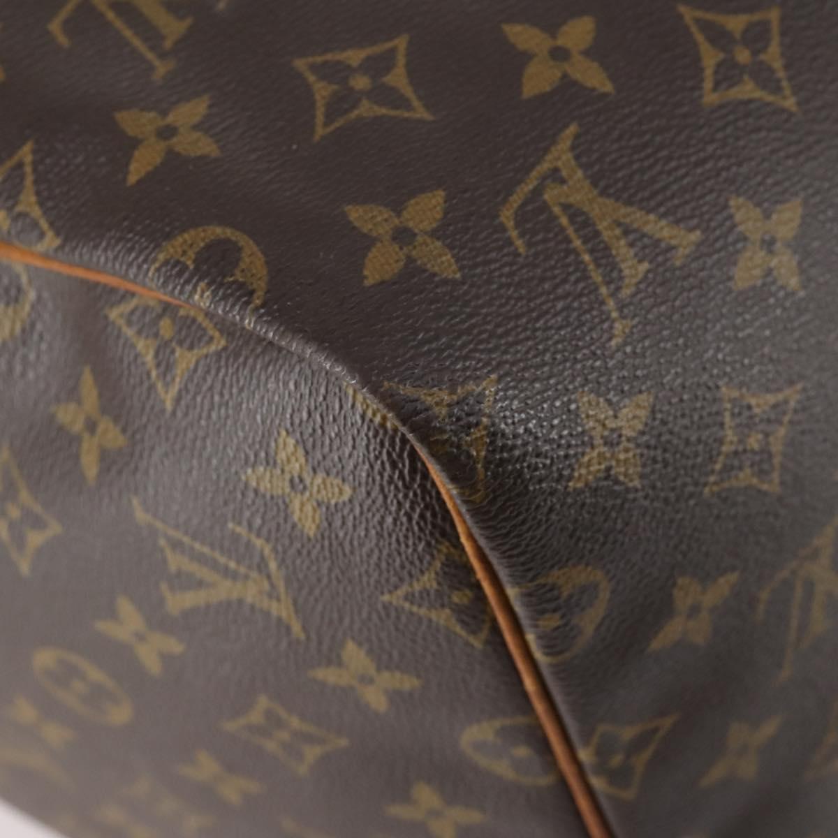LOUIS VUITTON Monogram Keepall 55 Boston Bag M41424 LV Auth 145680