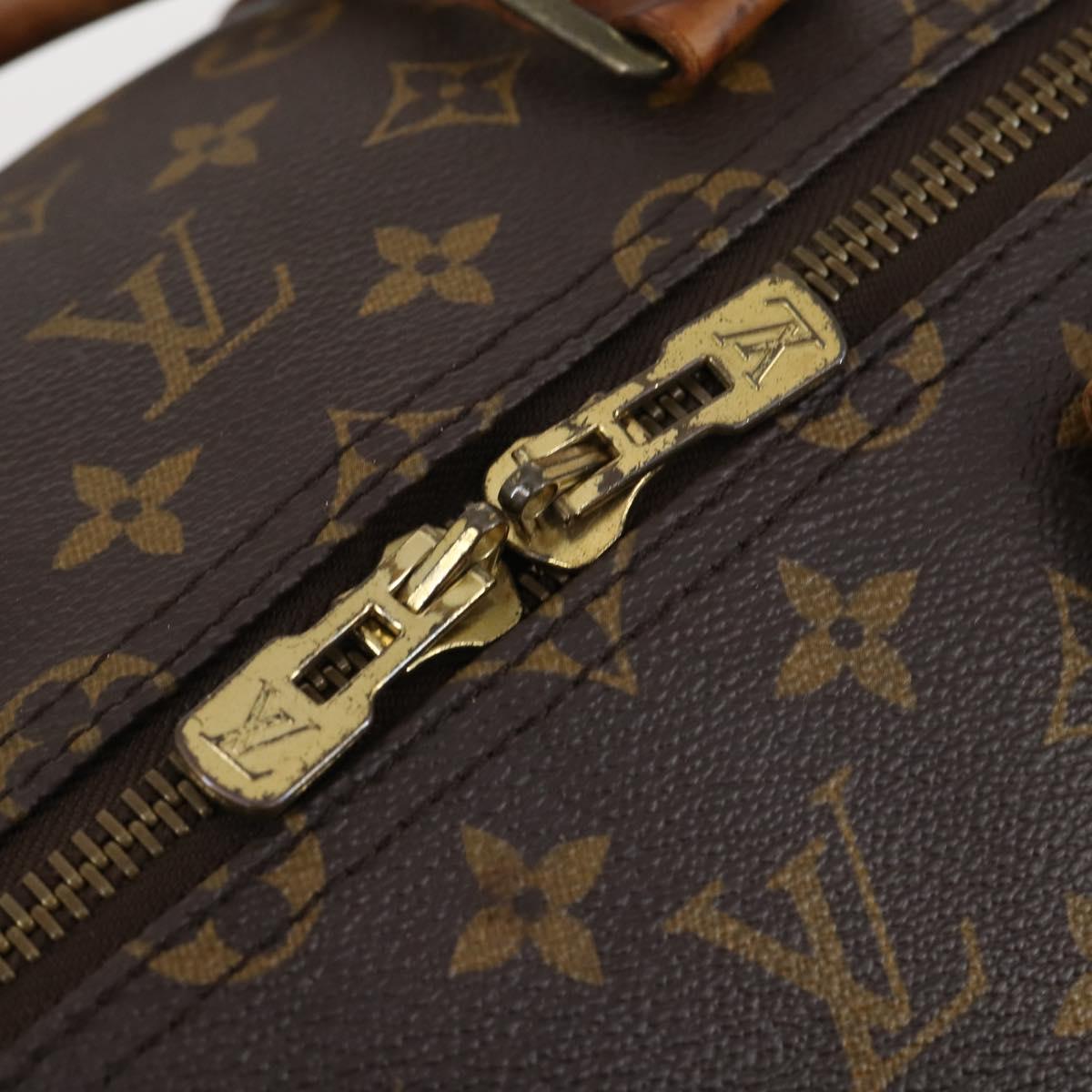 LOUIS VUITTON Monogram Keepall 55 Boston Bag M41424 LV Auth 145680
