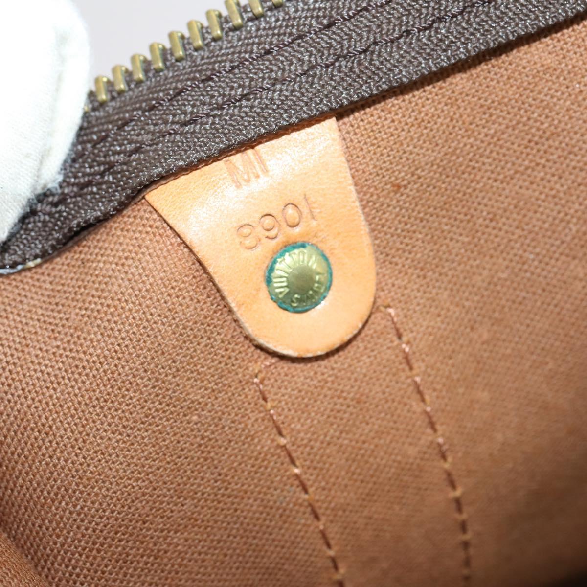 LOUIS VUITTON Monogram Keepall 55 Boston Bag M41424 LV Auth 145681