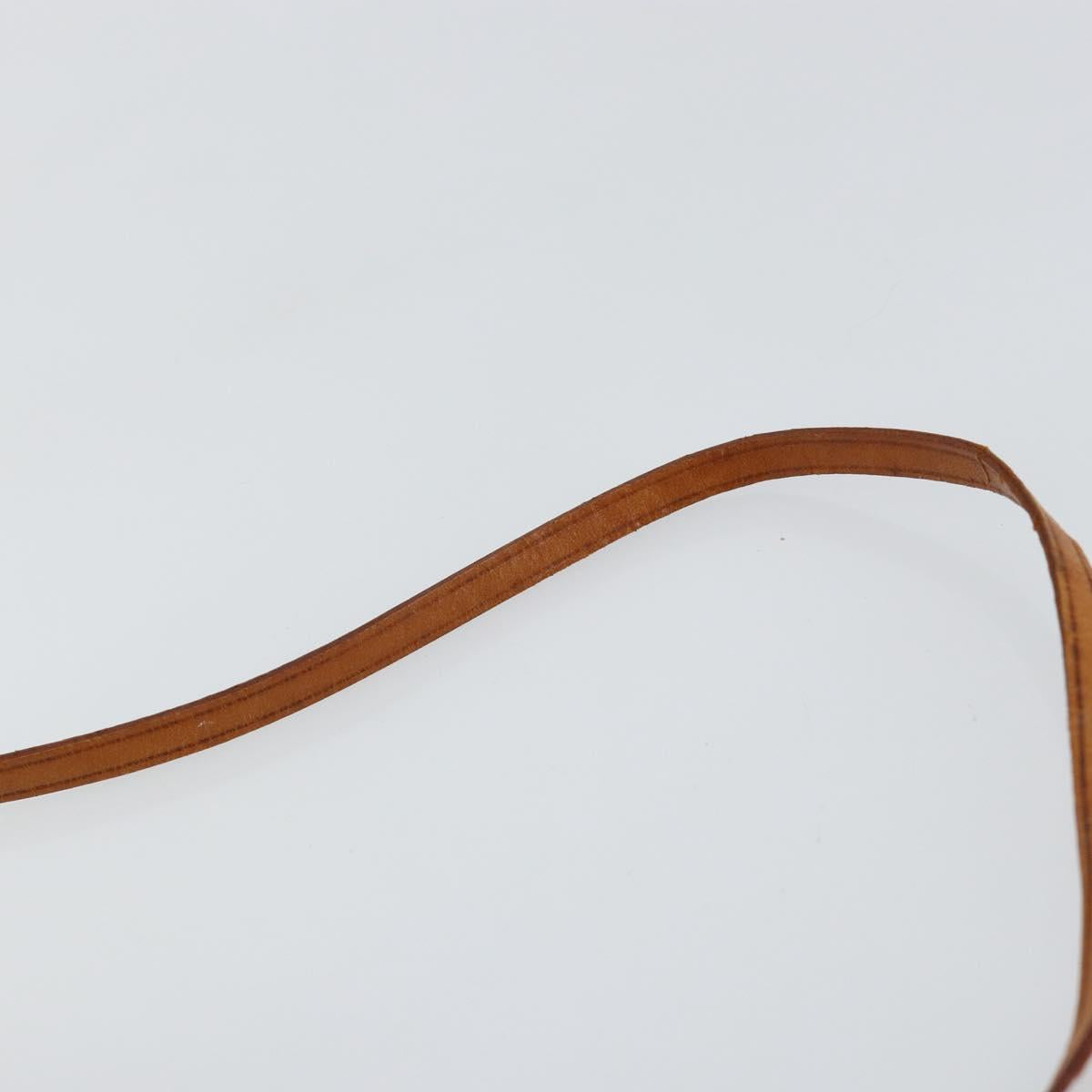 LOUIS VUITTON Monogram Vernis Motto Accessory Pouch Beige M91136 LV Auth 145682