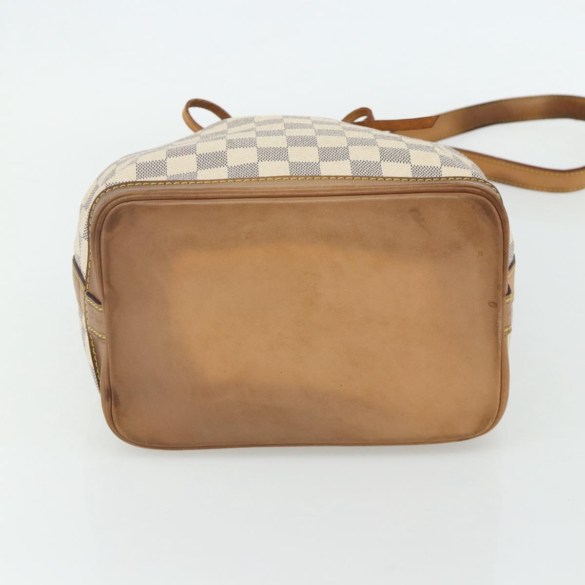 LOUIS VUITTON Damier Azur Noe BB Shoulder Bag N41220 LV Auth 145688