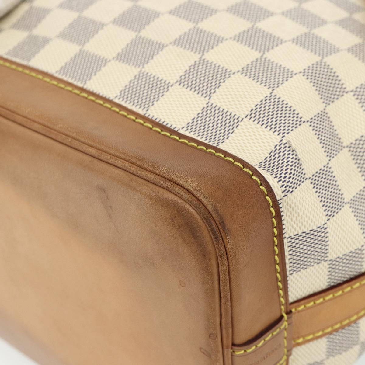 LOUIS VUITTON Damier Azur Noe BB Shoulder Bag N41220 LV Auth 145688