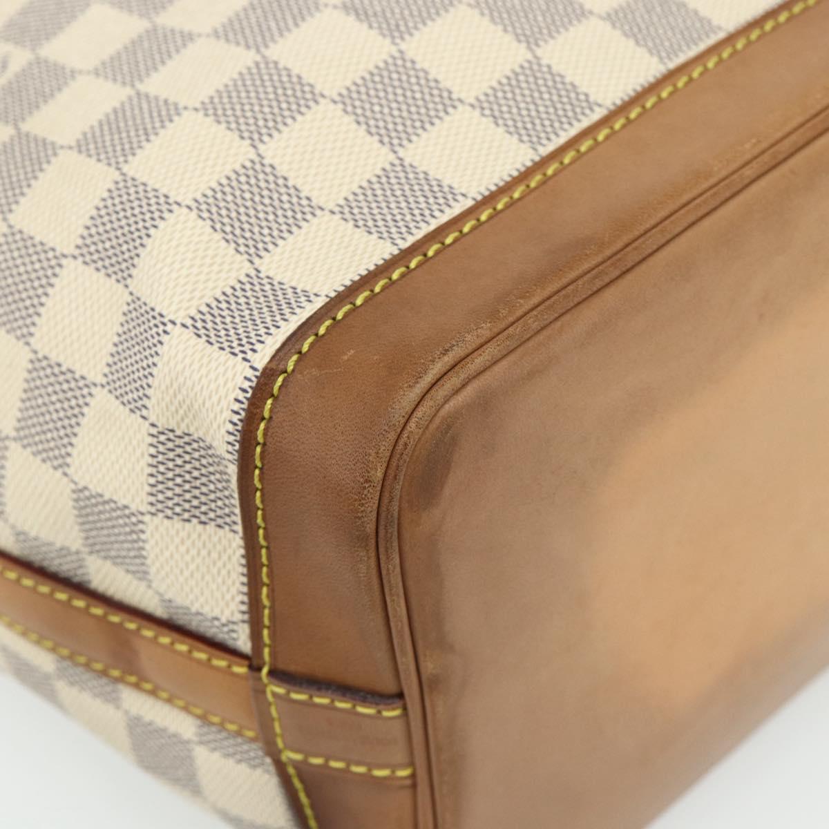 LOUIS VUITTON Damier Azur Noe BB Shoulder Bag N41220 LV Auth 145688