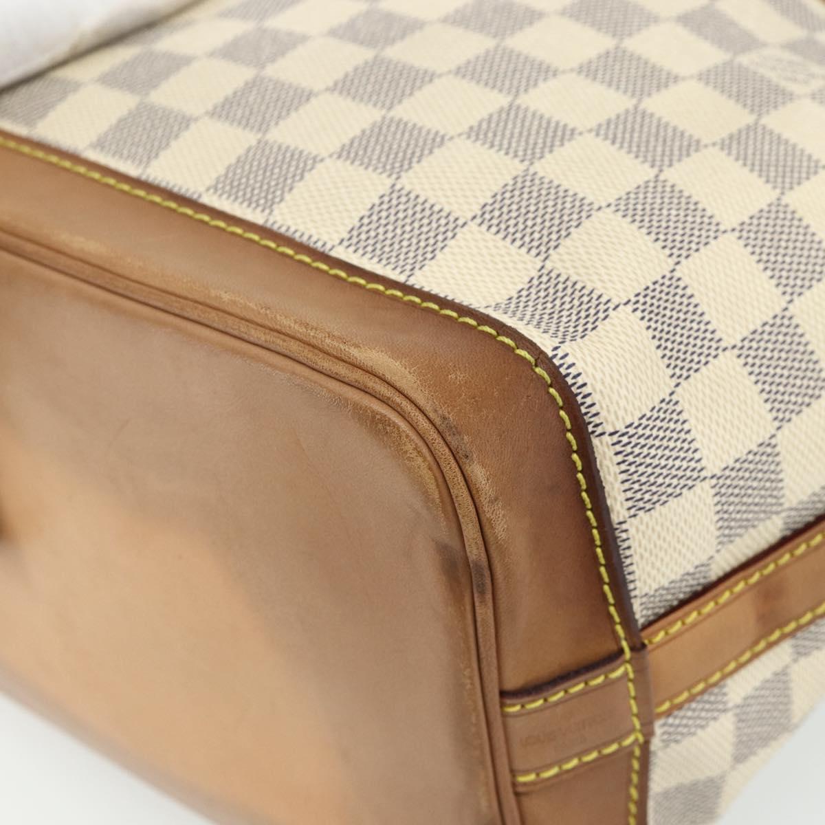 LOUIS VUITTON Damier Azur Noe BB Shoulder Bag N41220 LV Auth 145688