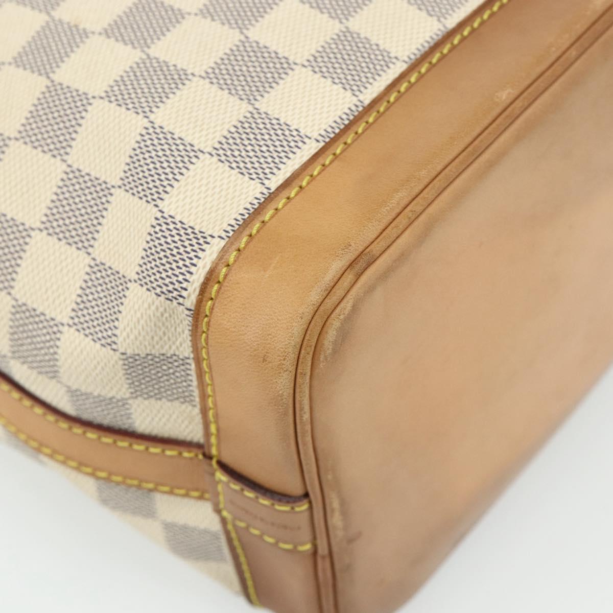 LOUIS VUITTON Damier Azur Noe BB Shoulder Bag N41220 LV Auth 145688