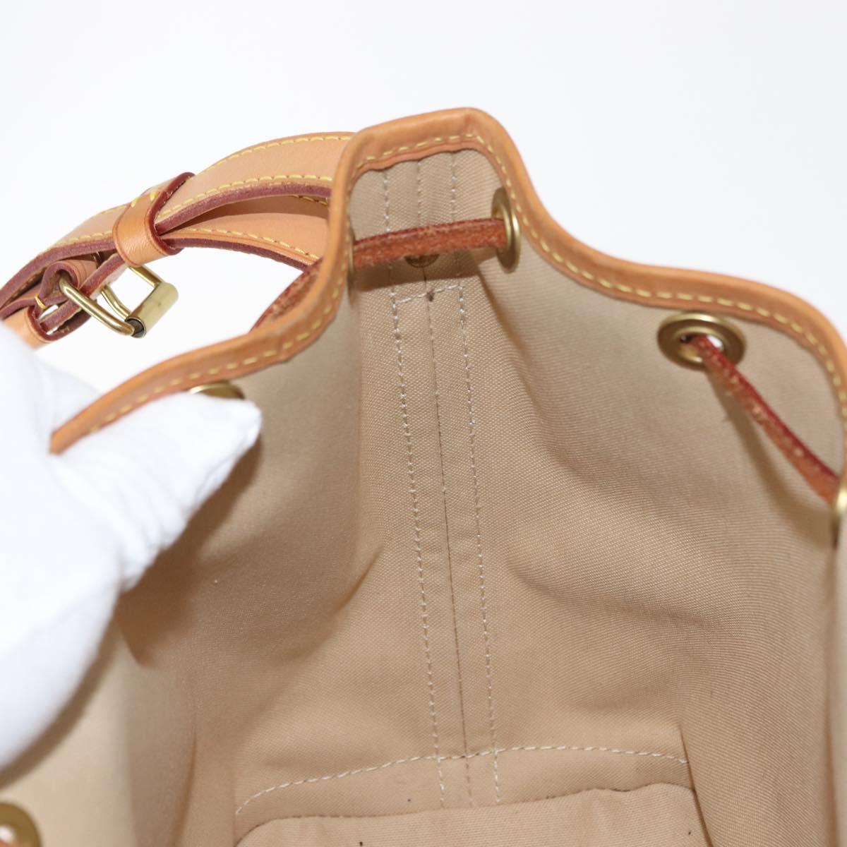 LOUIS VUITTON Damier Azur Noe BB Shoulder Bag N41220 LV Auth 145688